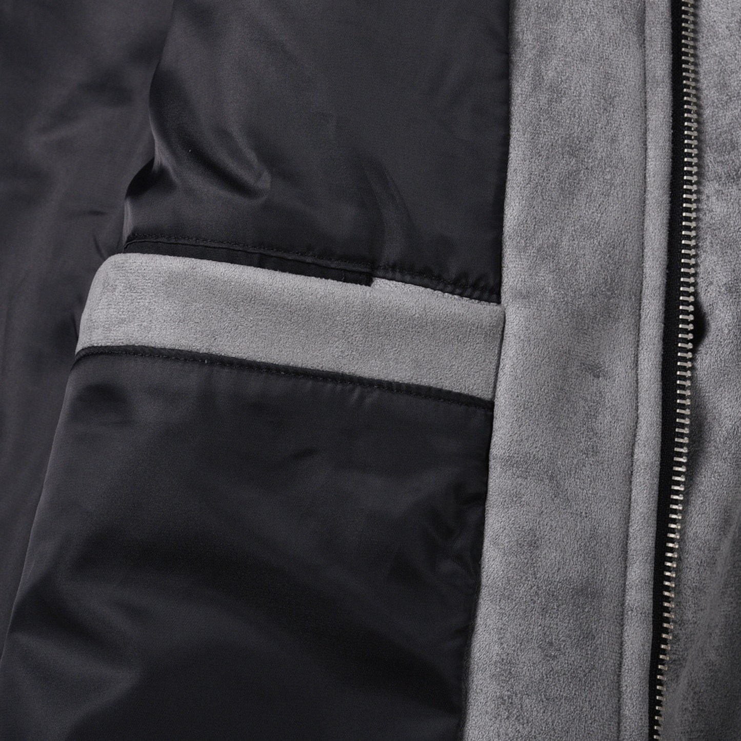 Suede Zip Jacket