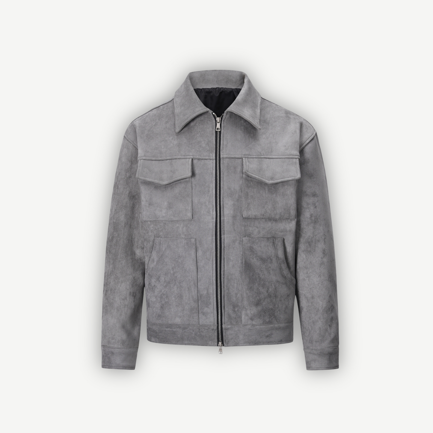 Suede Zip Jacket