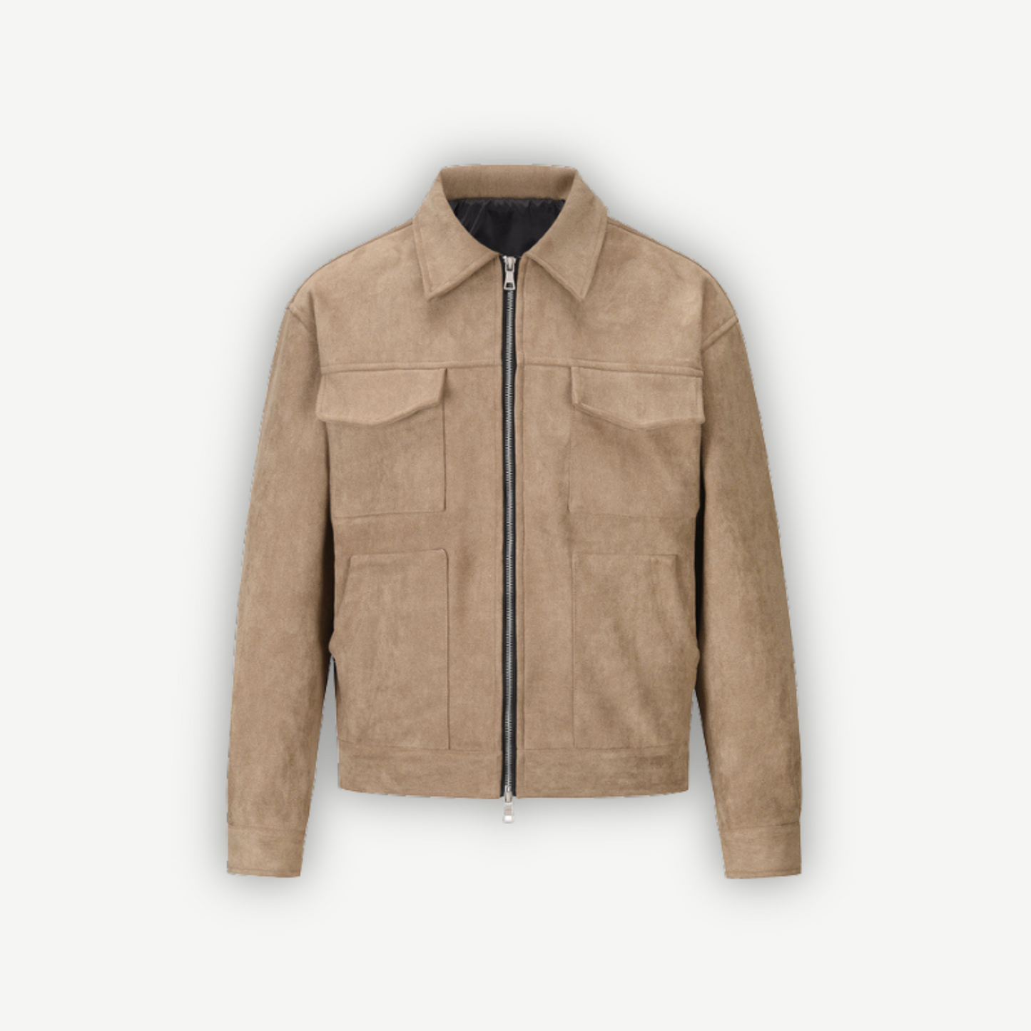 Suede Zip Jacket