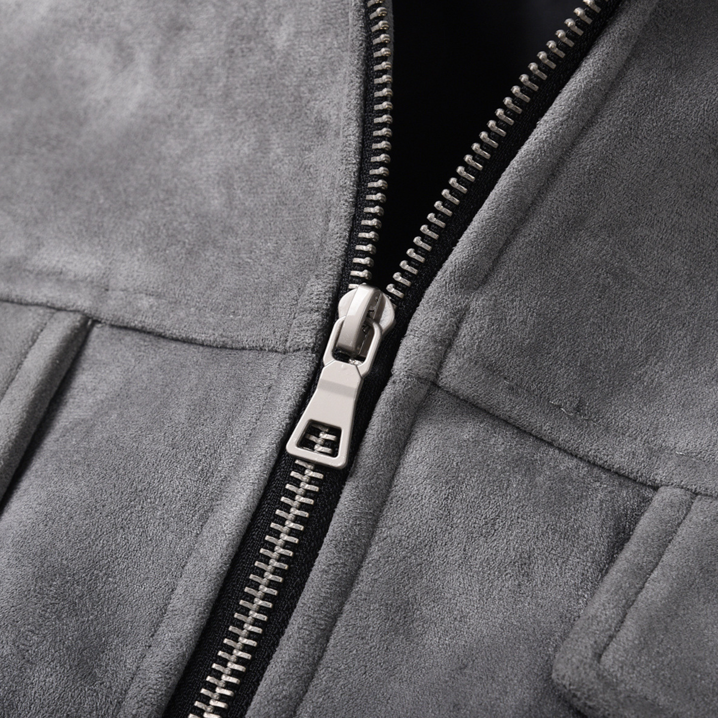 Suede Zip Jacket