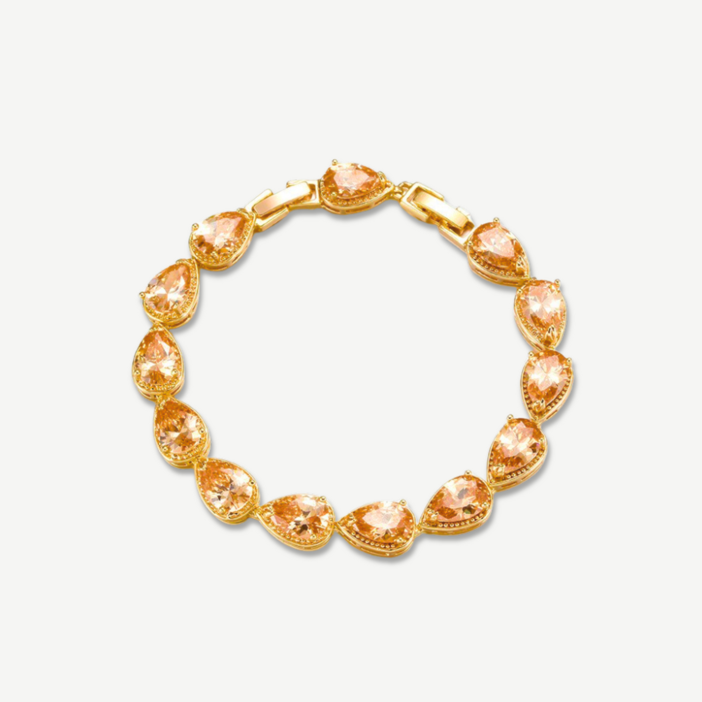 Ember Glow Tear Bracelet