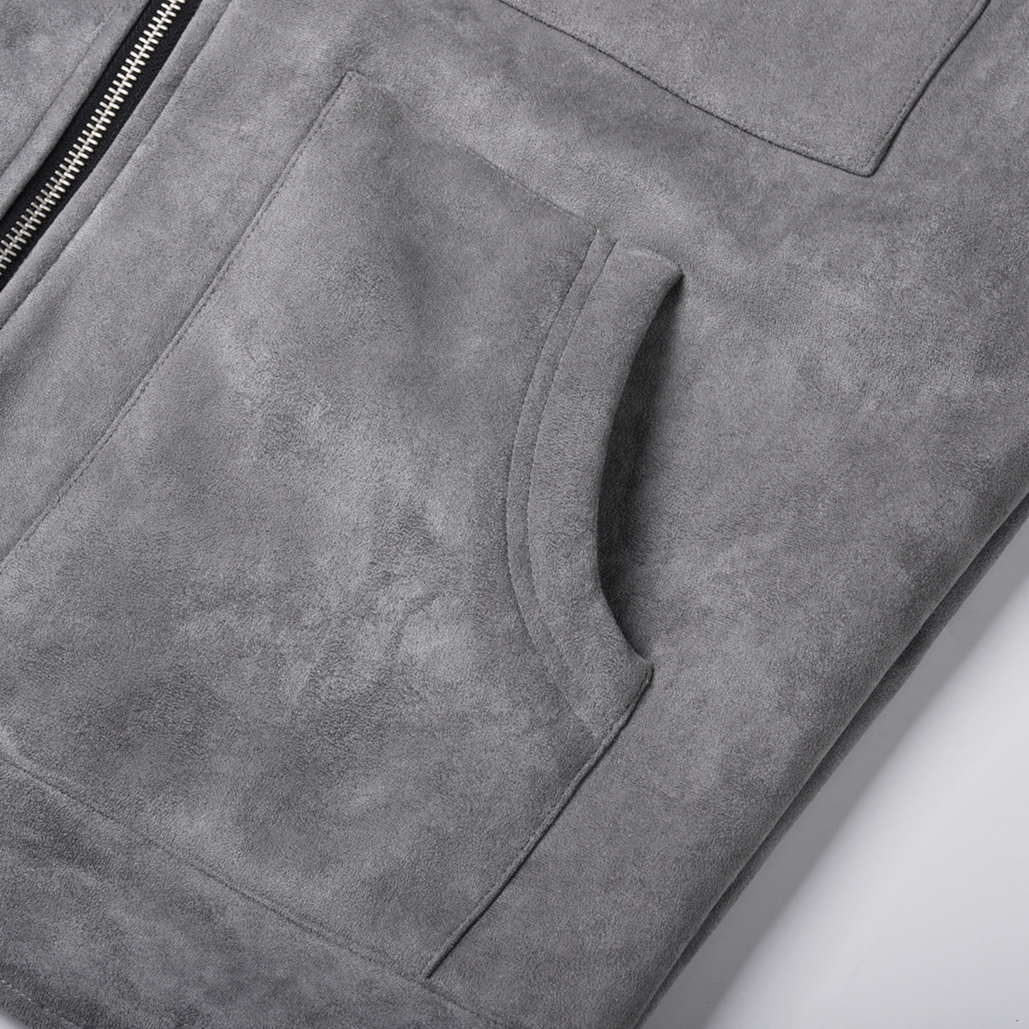 Suede Zip Jacket