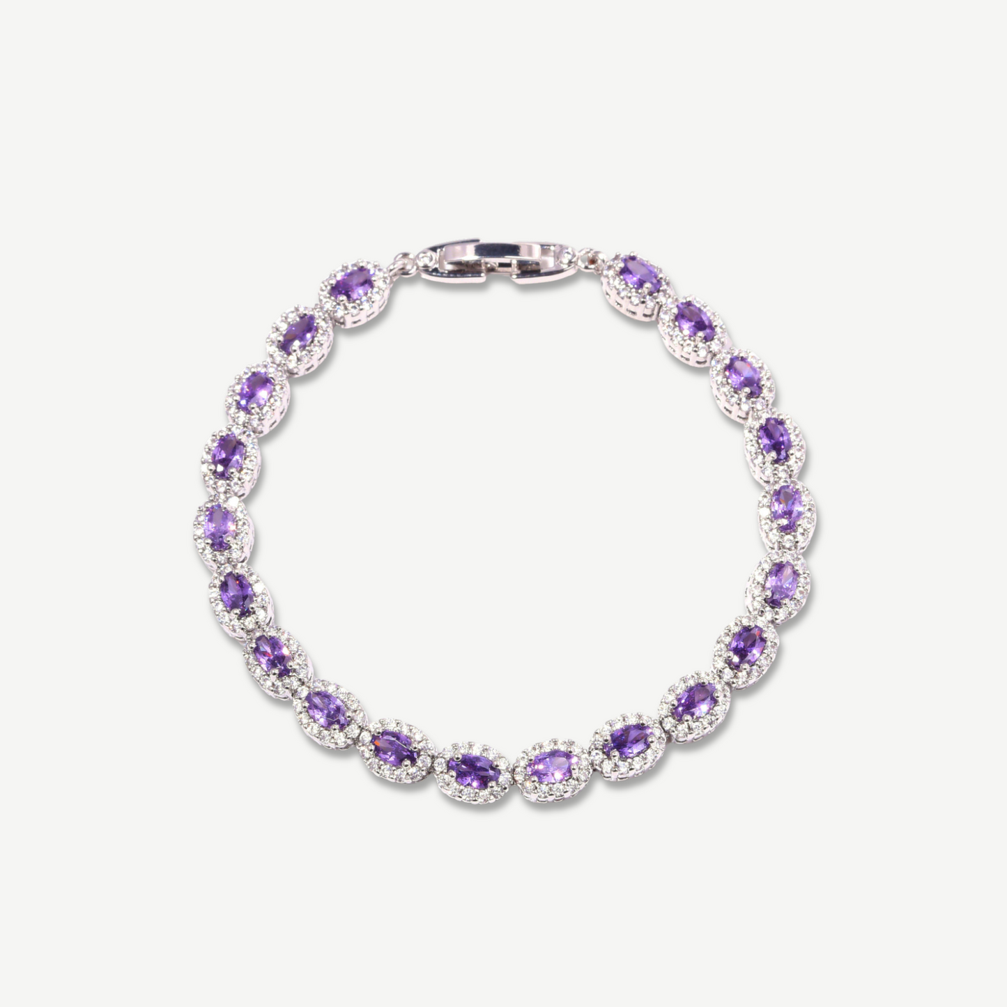 Amethyst Whisper Eye Bracelet