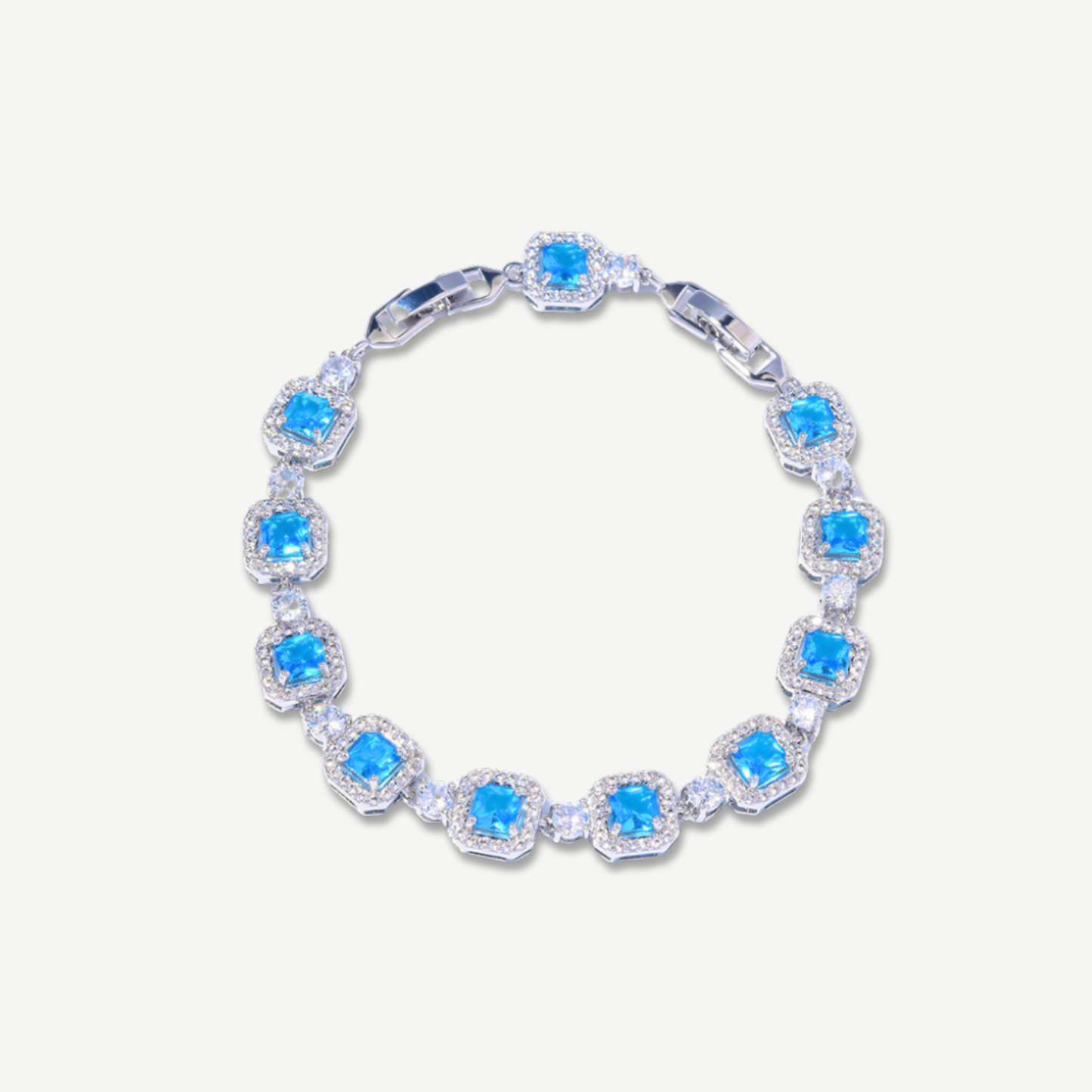 Ocean Blue Cut Bracelet