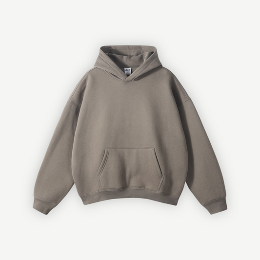 Hoodie Coffee Grey