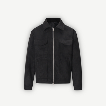 Suede Zip Jacket