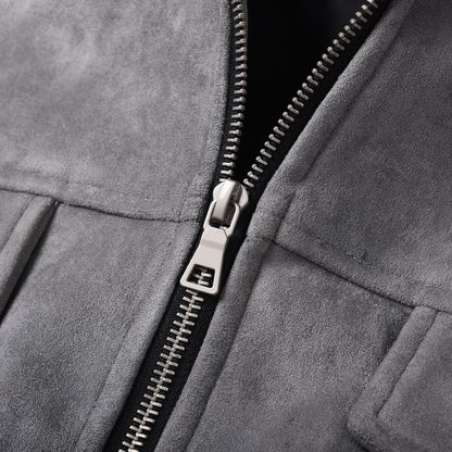 Suede Zip Jacket