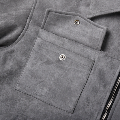 Suede Zip Jacket