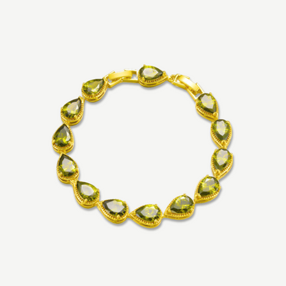 Olive Mirage Tear Bracelet