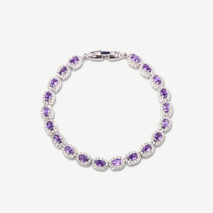 Amethyst Whisper Eye Bracelet